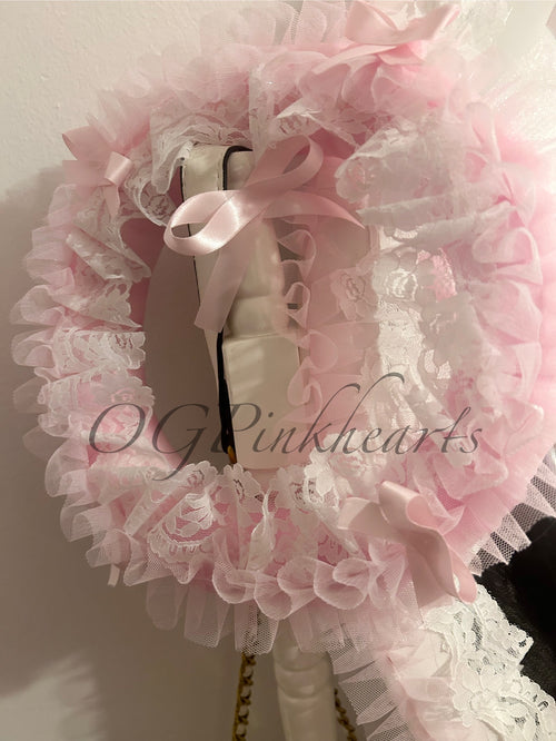 Coquette lace wreath