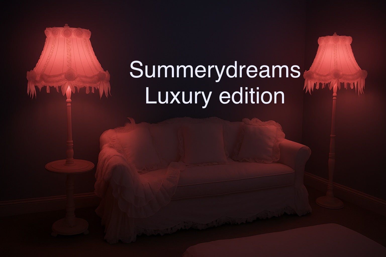 Pink Luxury Mansion Lampshade