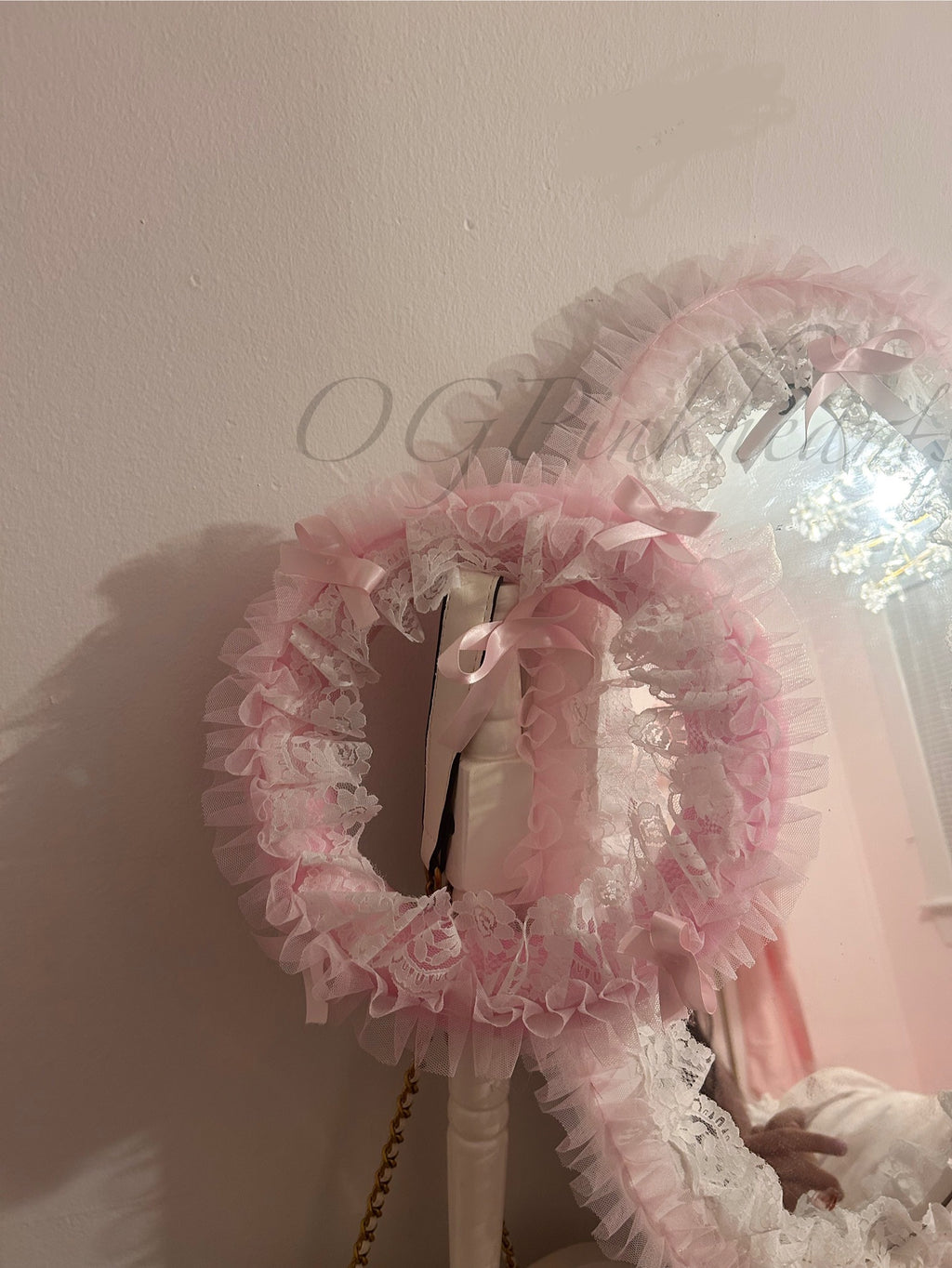 Coquette lace wreath