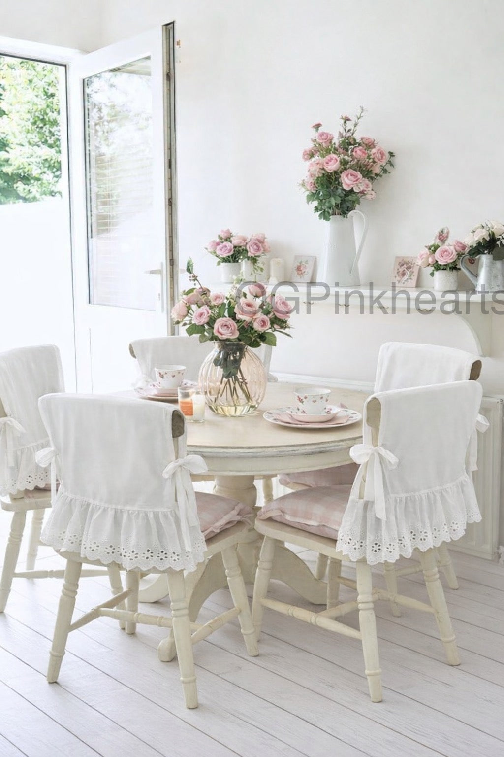 French style chair cover