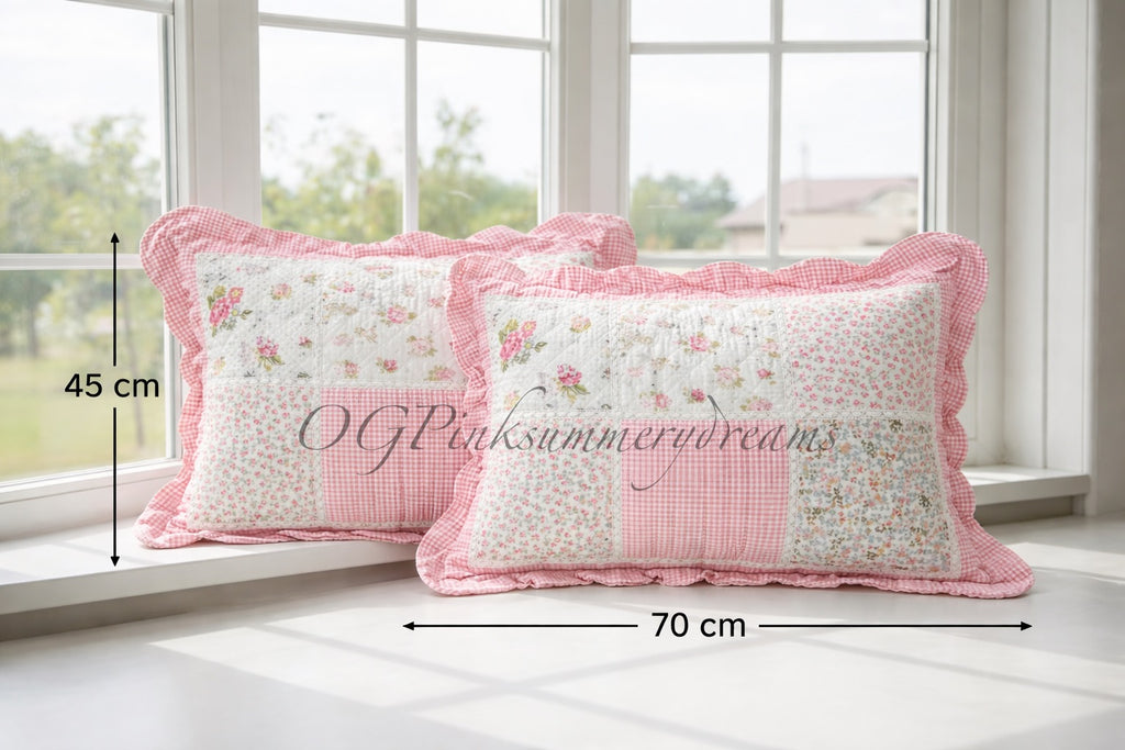 Cotton cushion covers pair