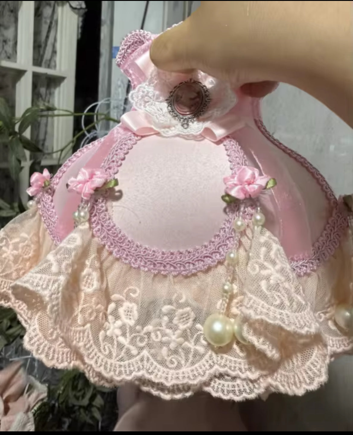 Pink princess table lamp