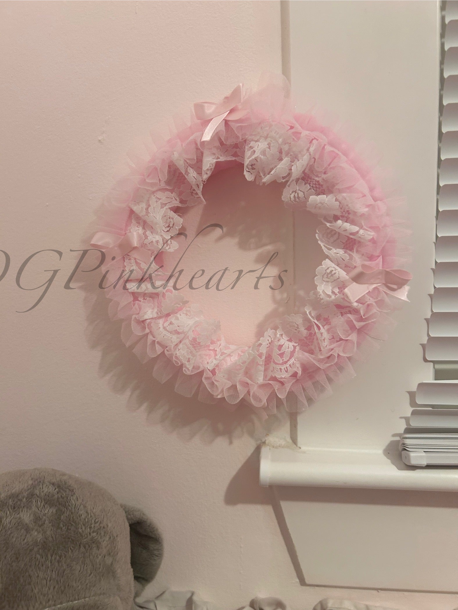Coquette lace wreath