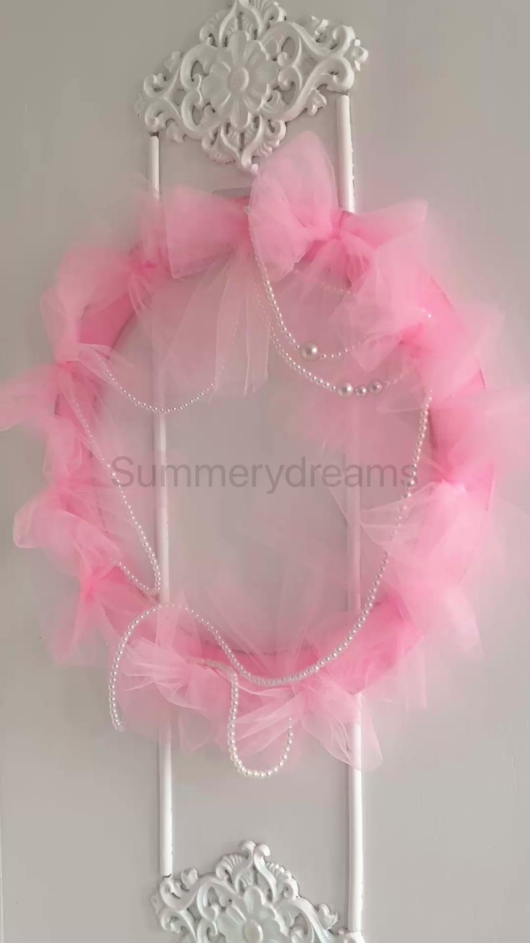 Fairytale Tulle bow wreath